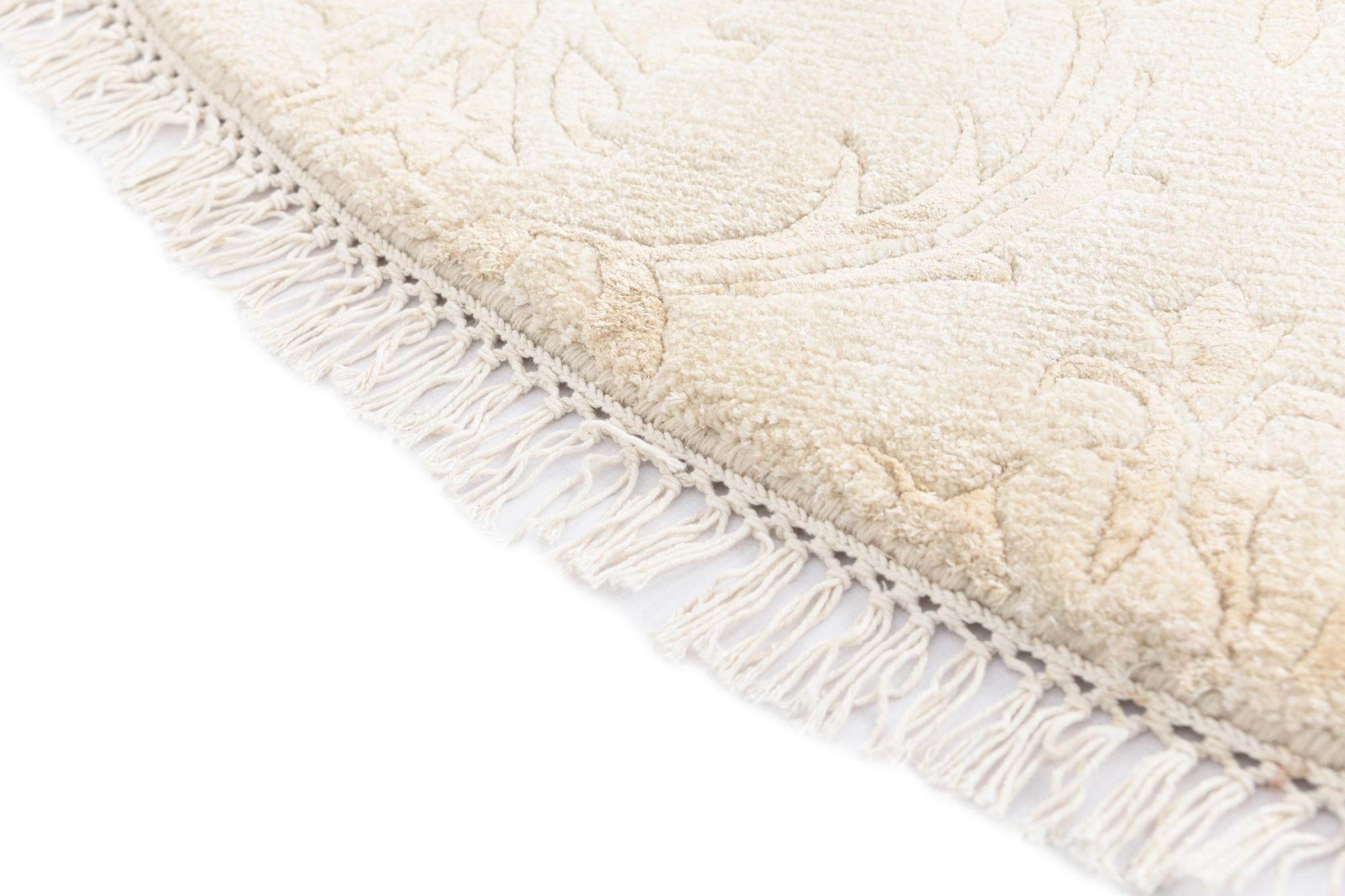 6' 7 x 6' 7 Hand Knotted Darya Round Rug