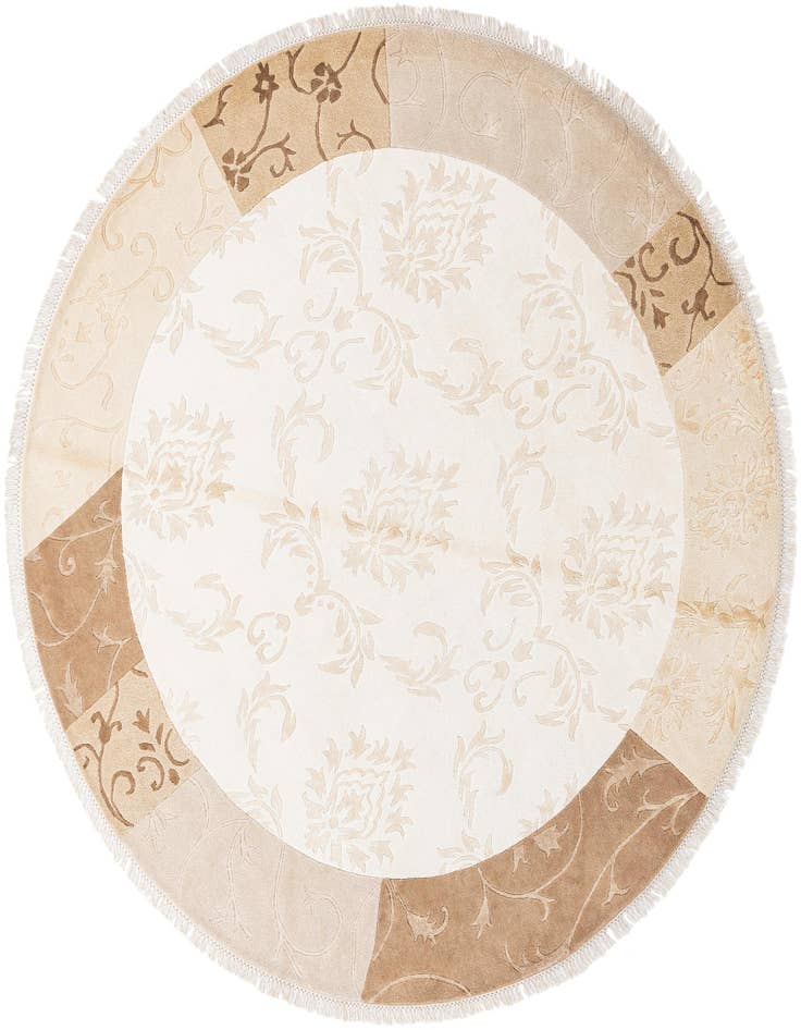 Detail image of 6' 7 x 6' 7 Hand Knotted Darya Round Rug
