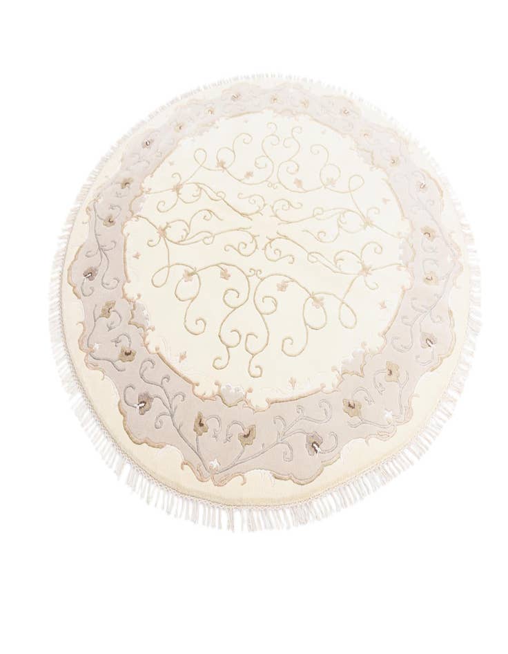 Detail image of 6' 5 x 6' 5  Hand Knotted Darya Round Rug