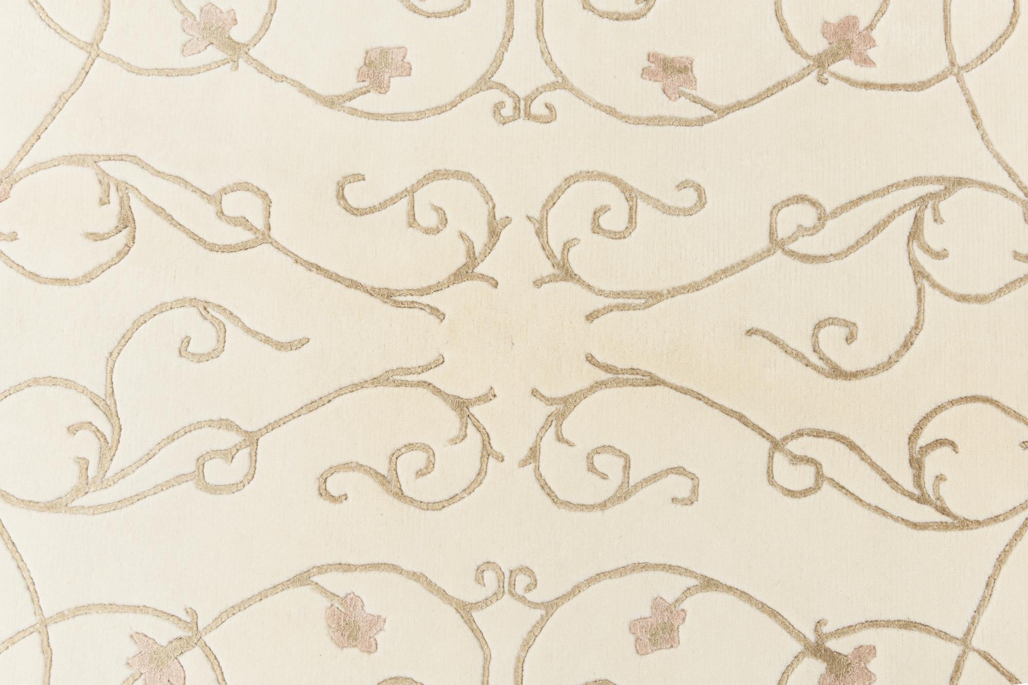 6' 5 x 6' 5 Hand Knotted Darya Round Rug