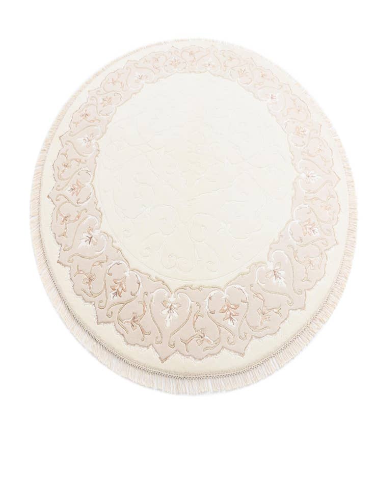 Detail image of 6' 5 x 6' 5  Hand Knotted Darya Round Rug