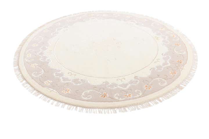 6' 7 x 6' 7 Hand Knotted Darya Round Rug
