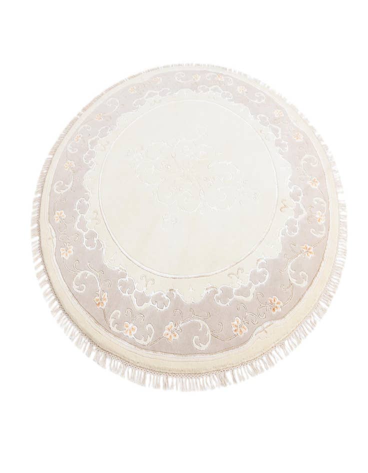 Detail image of 6' 7 x 6' 7  Hand Knotted Darya Round Rug