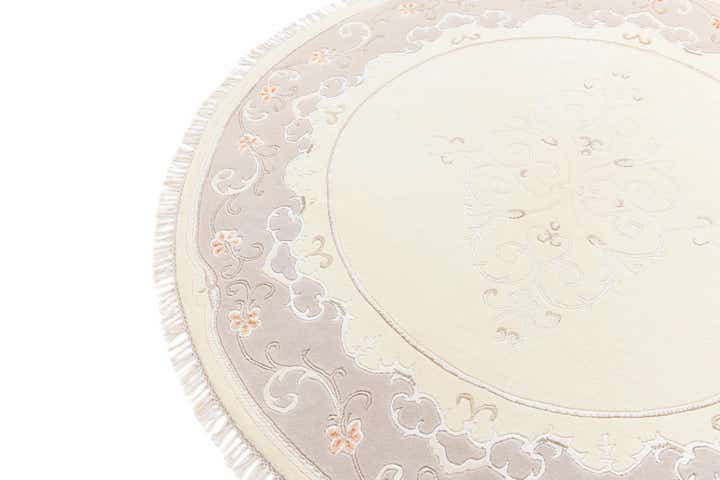 6' 7 x 6' 7 Hand Knotted Darya Round Rug