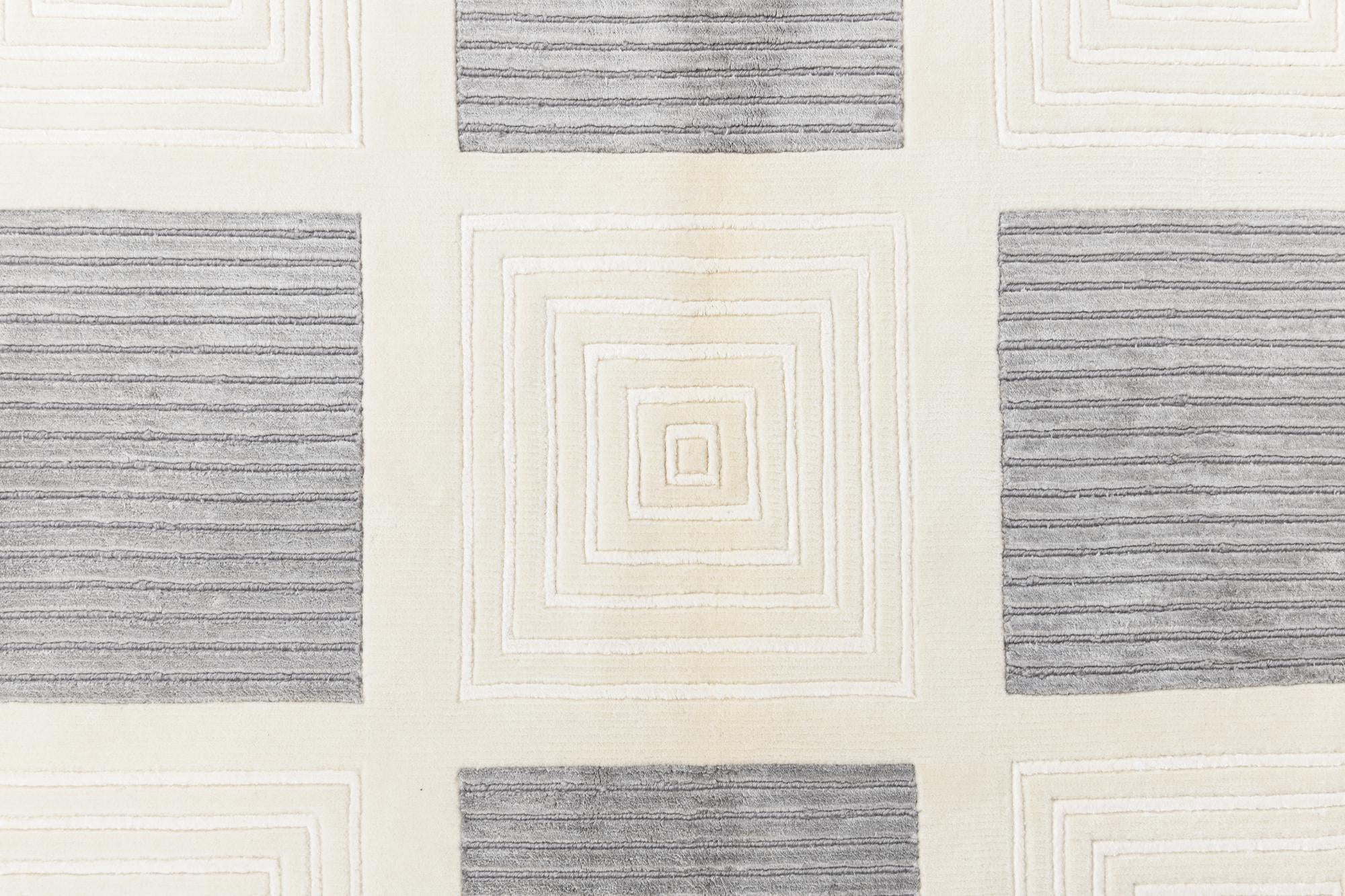 6' 4 x 6' 4 Hand Knotted Darya Wool Round Rug