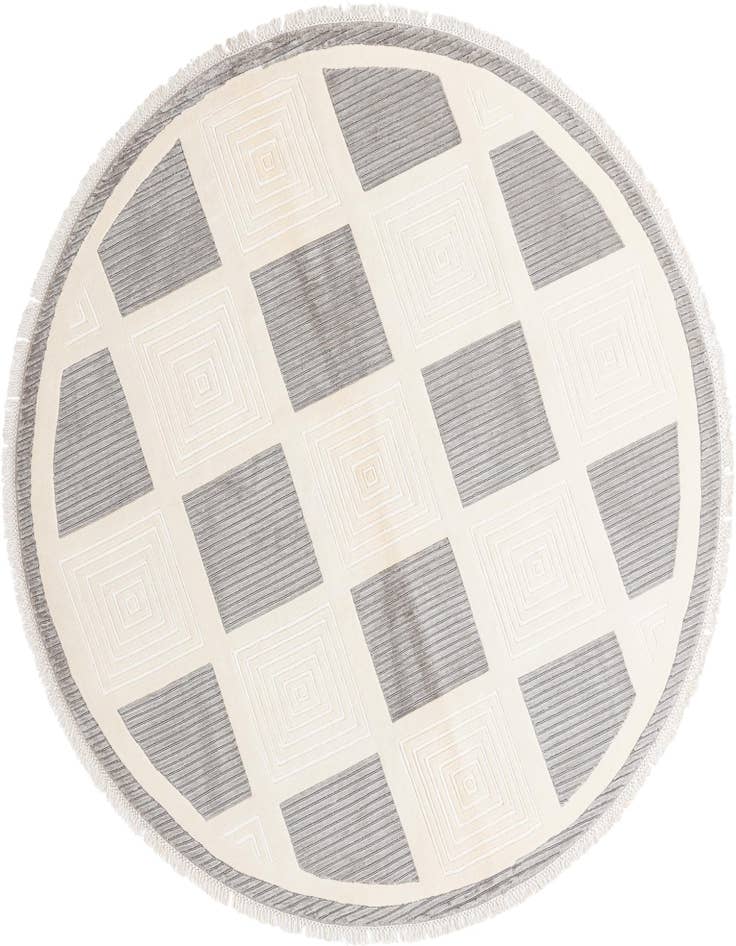 Detail image of 6' 4 x 6' 4 Hand Knotted Darya Wool Round Rug