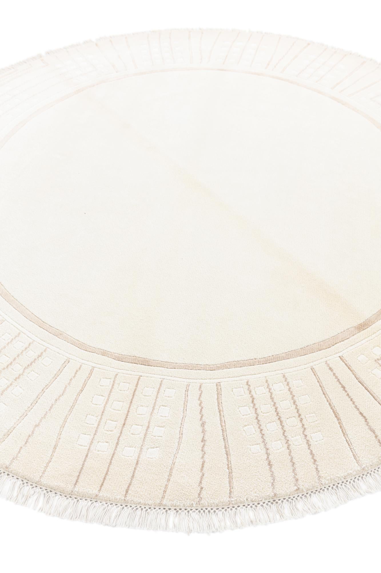 6' 7 x 6' 7 Hand Knotted Darya Round Rug
