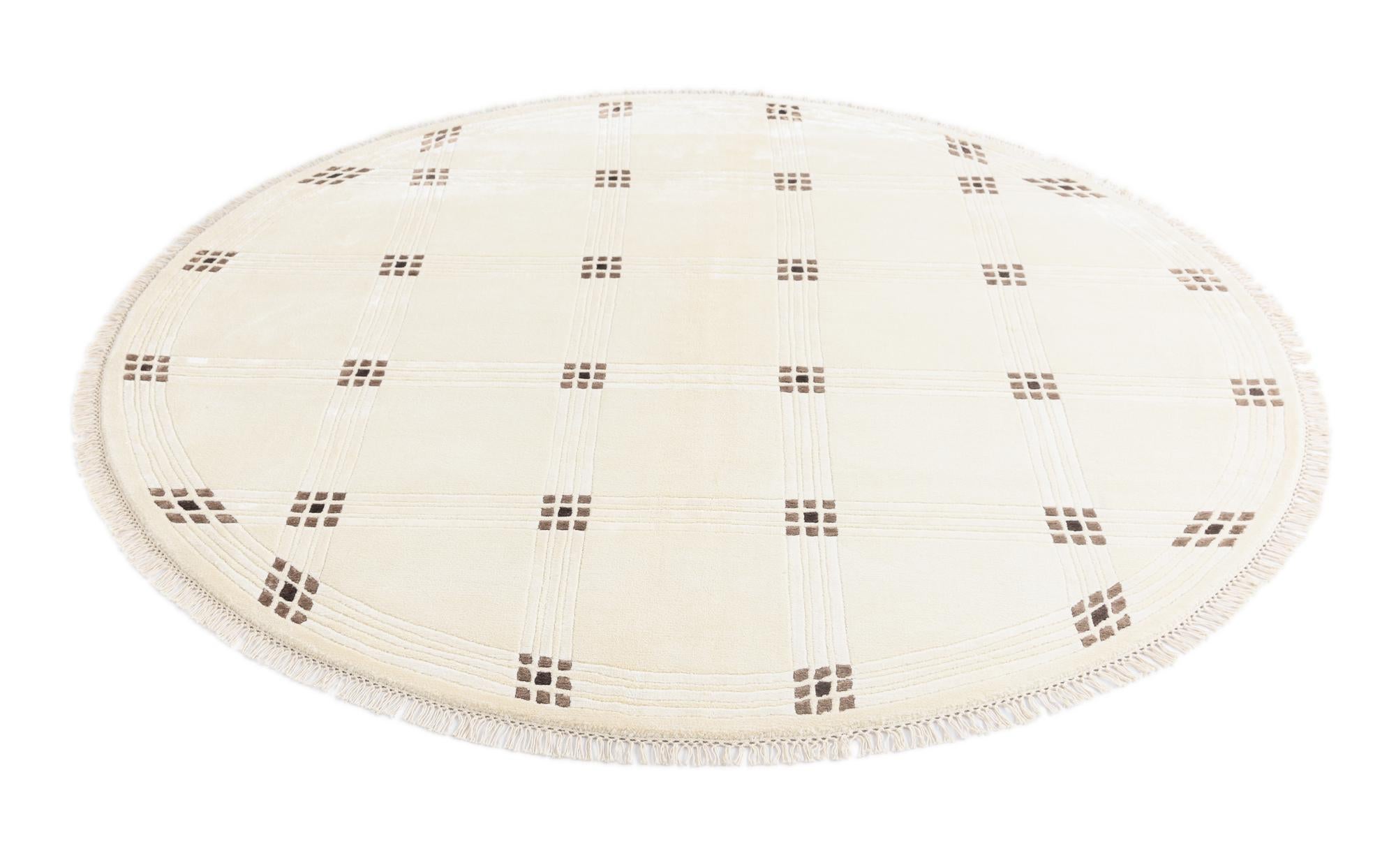 6' 4 x 6' 4 Hand Knotted Darya Round Rug