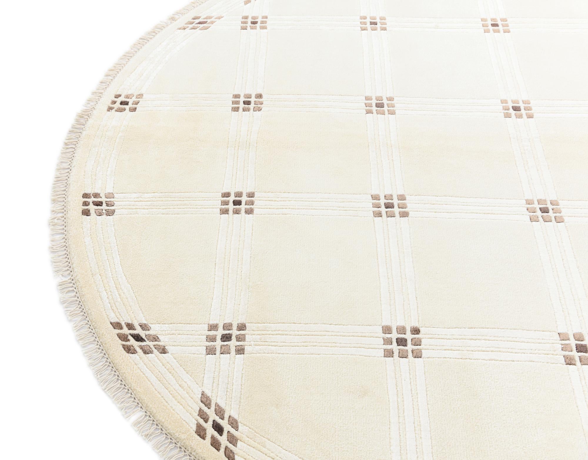 6' 4 x 6' 4 Hand Knotted Darya Round Rug
