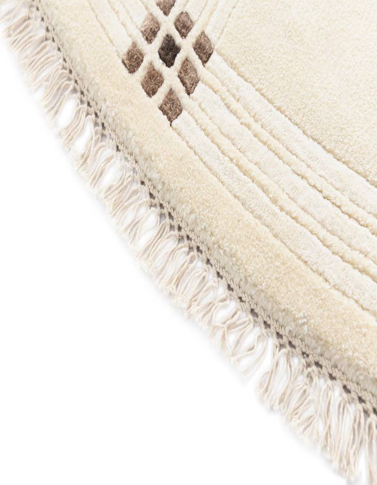 Detail image of 6' 4 x 6' 4  Hand Knotted Darya Round Rug