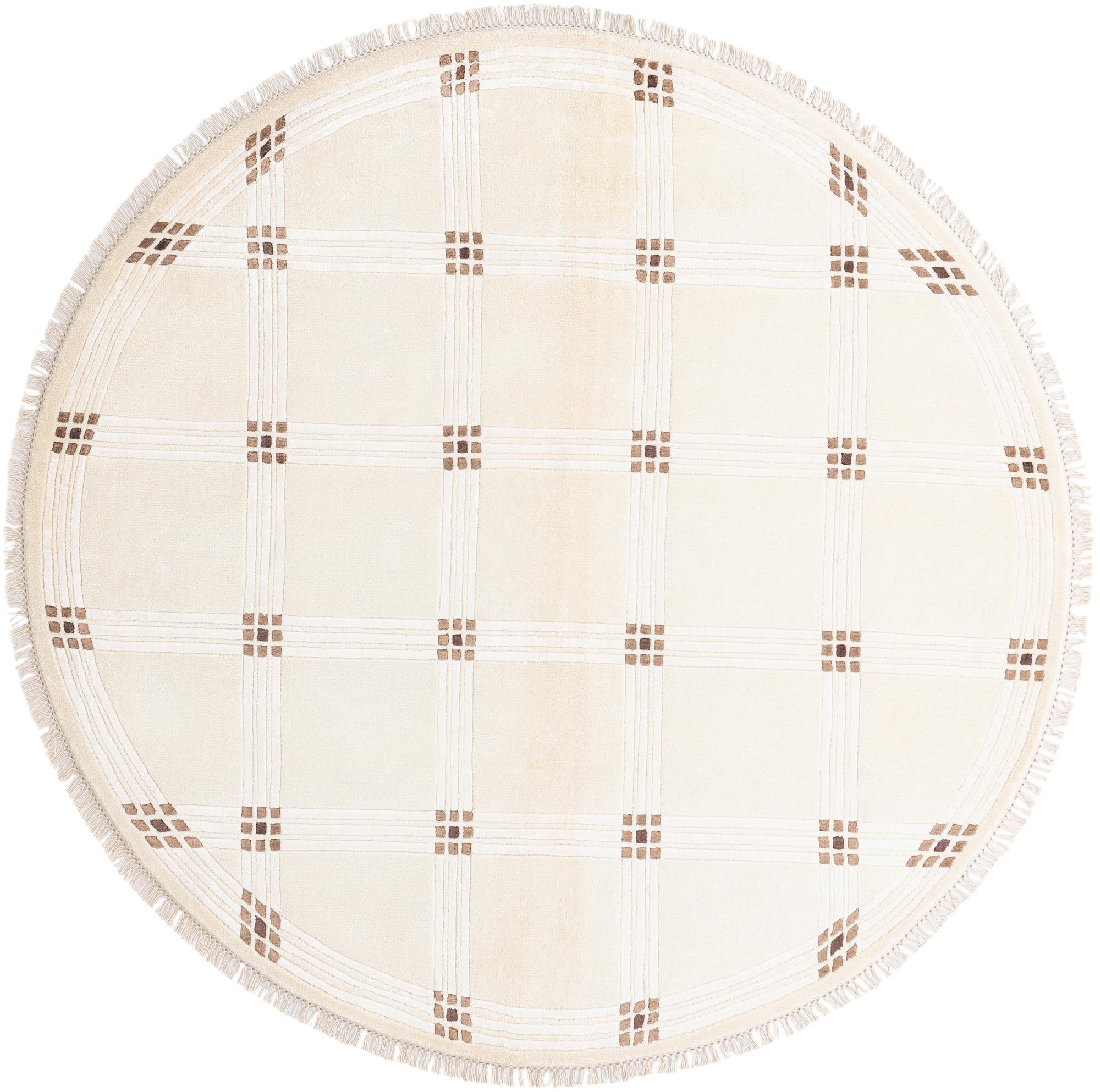 6' 4 x 6' 4 Hand Knotted Darya Round Rug
