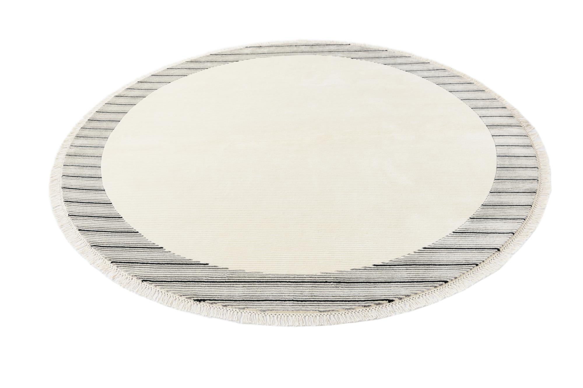 6' 6 x 6' 6 Hand Knotted Darya Wool Round Rug