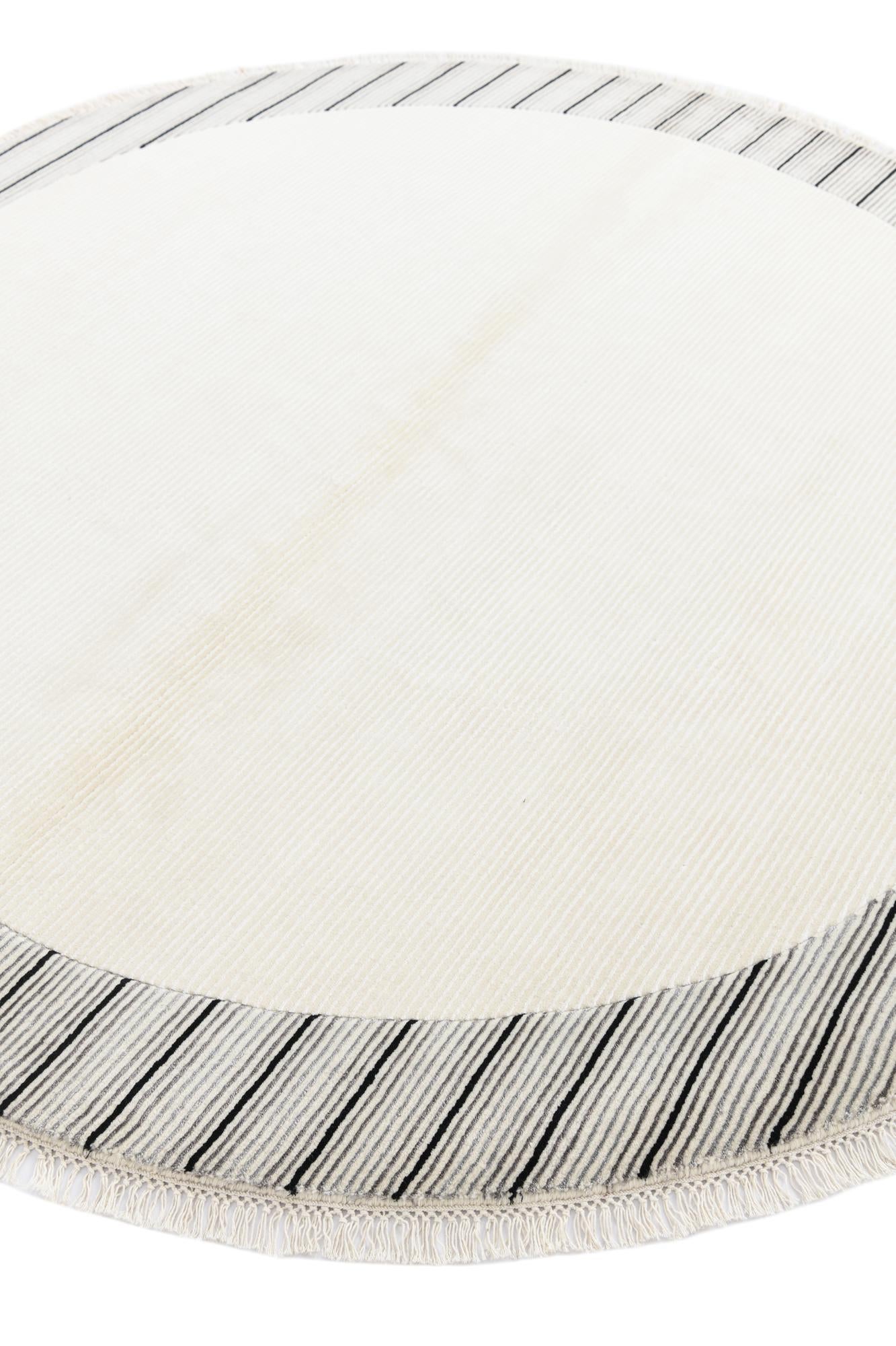 6' 6 x 6' 6 Hand Knotted Darya Wool Round Rug