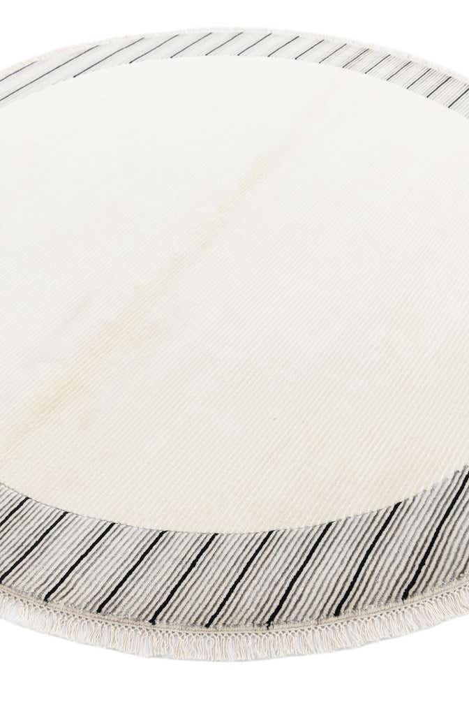 6' 6 x 6' 6 Hand Knotted Darya Wool Round Rug
