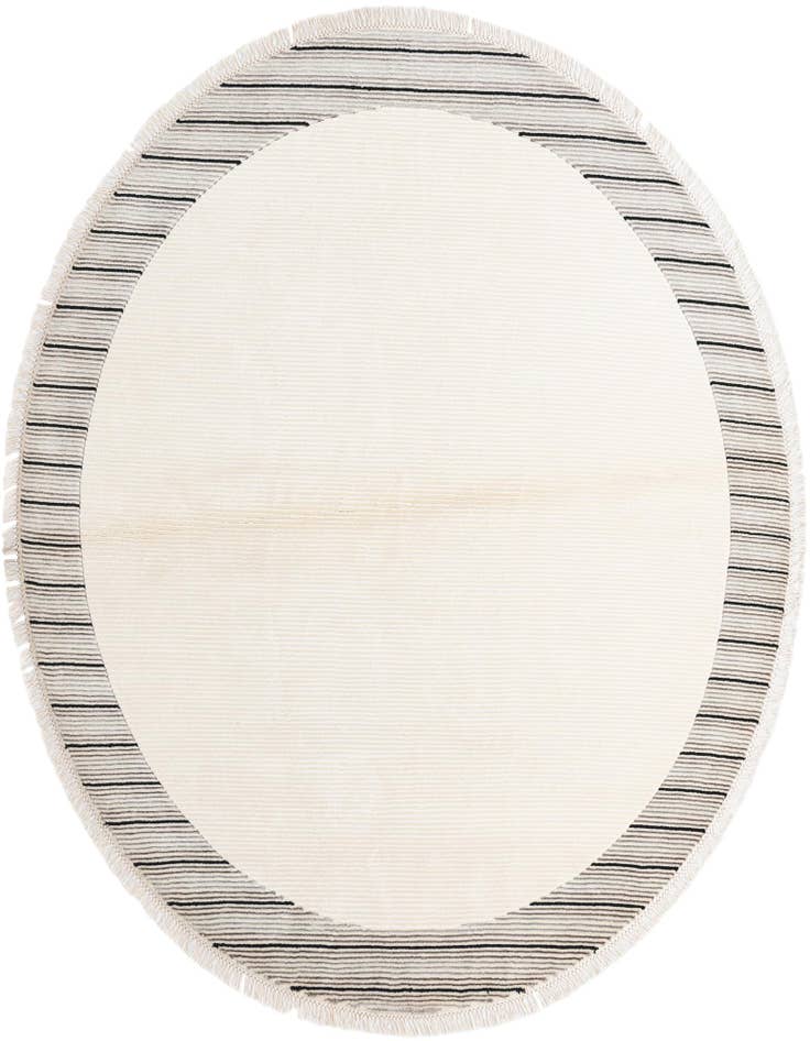 Detail image of 6' 6 x 6' 6 Hand Knotted Darya Wool Round Rug