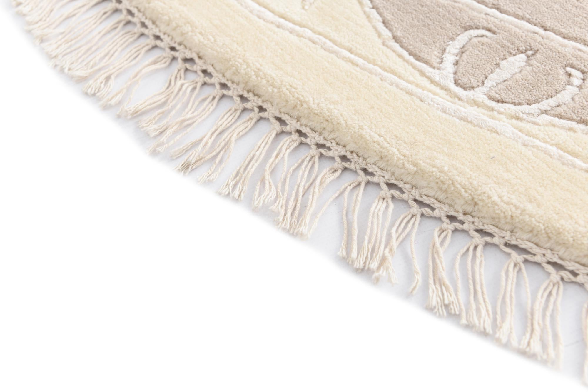 8' 3 x 8' 3 Hand Knotted Darya Wool Round Rug