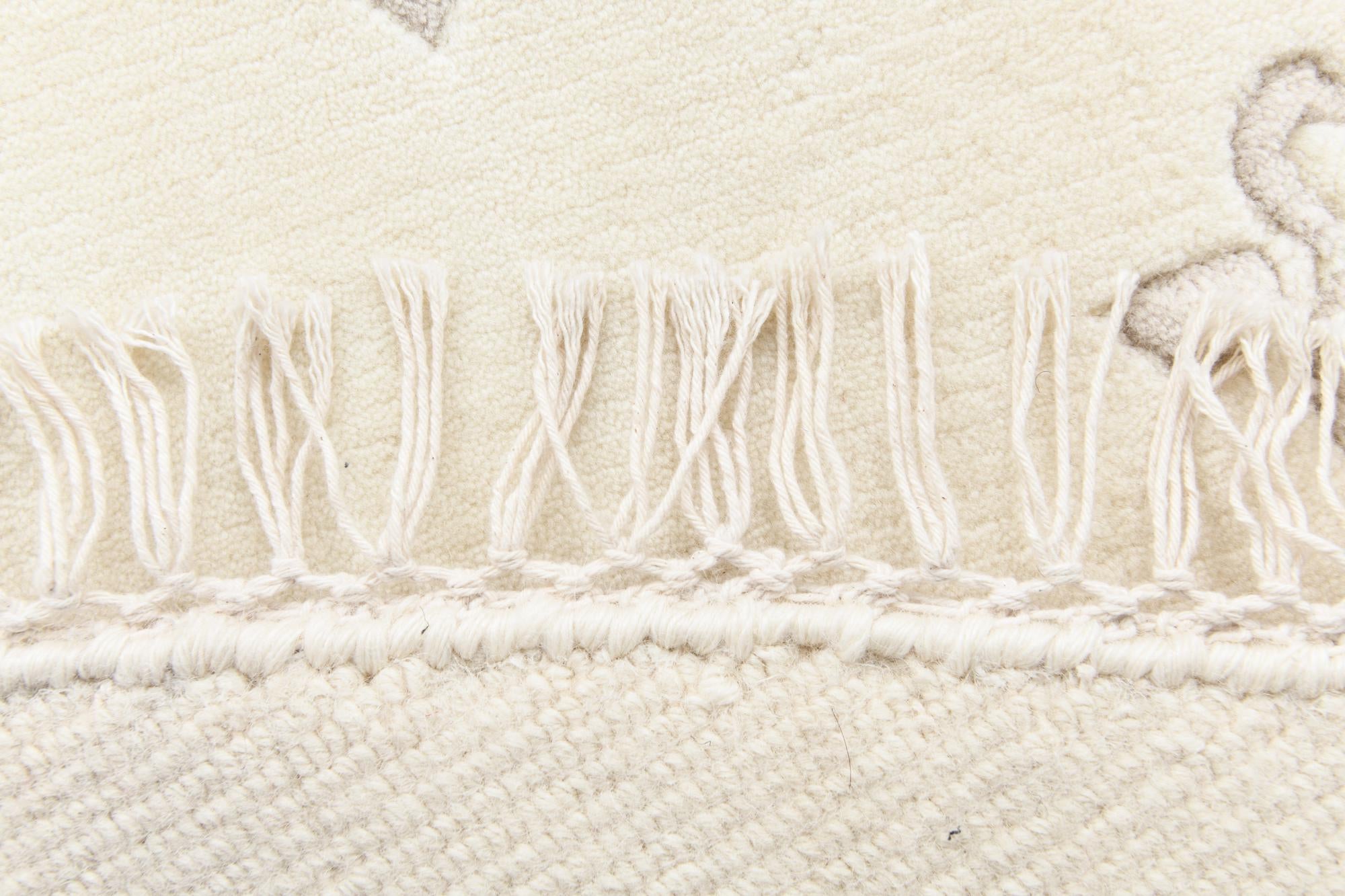 8' 3 x 8' 3 Hand Knotted Darya Wool Round Rug