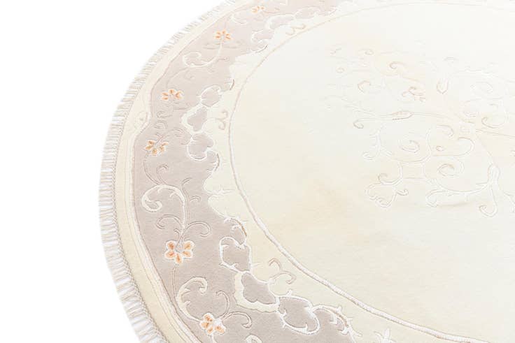 Detail image of 8' 4 x 8' 4 Hand Knotted Darya Wool Round Rug