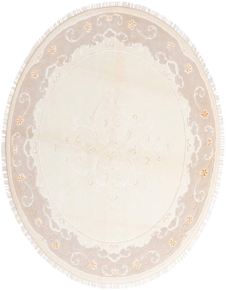 Detail image of 8' 4 x 8' 4 Hand Knotted Darya Wool Round Rug