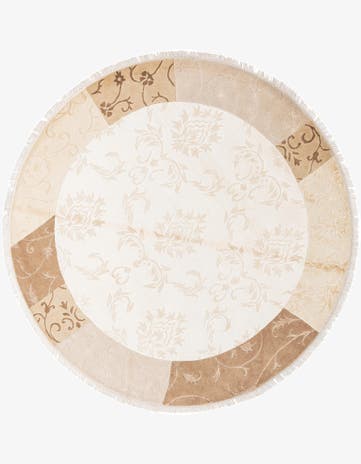 6' 7 x 6' 7 Hand Knotted Darya Round Rug
