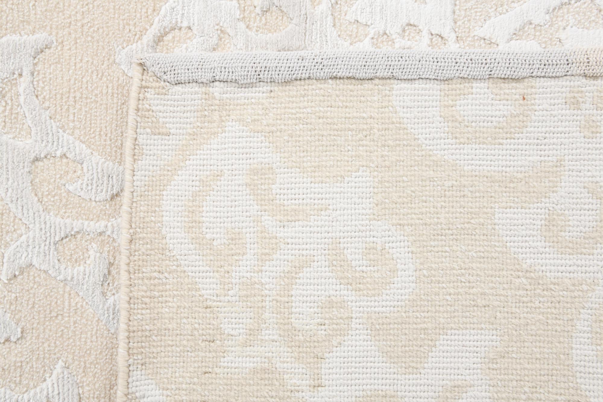 2' 9 x 9' 11 Hand Knotted Darya Wool Runner Rug
