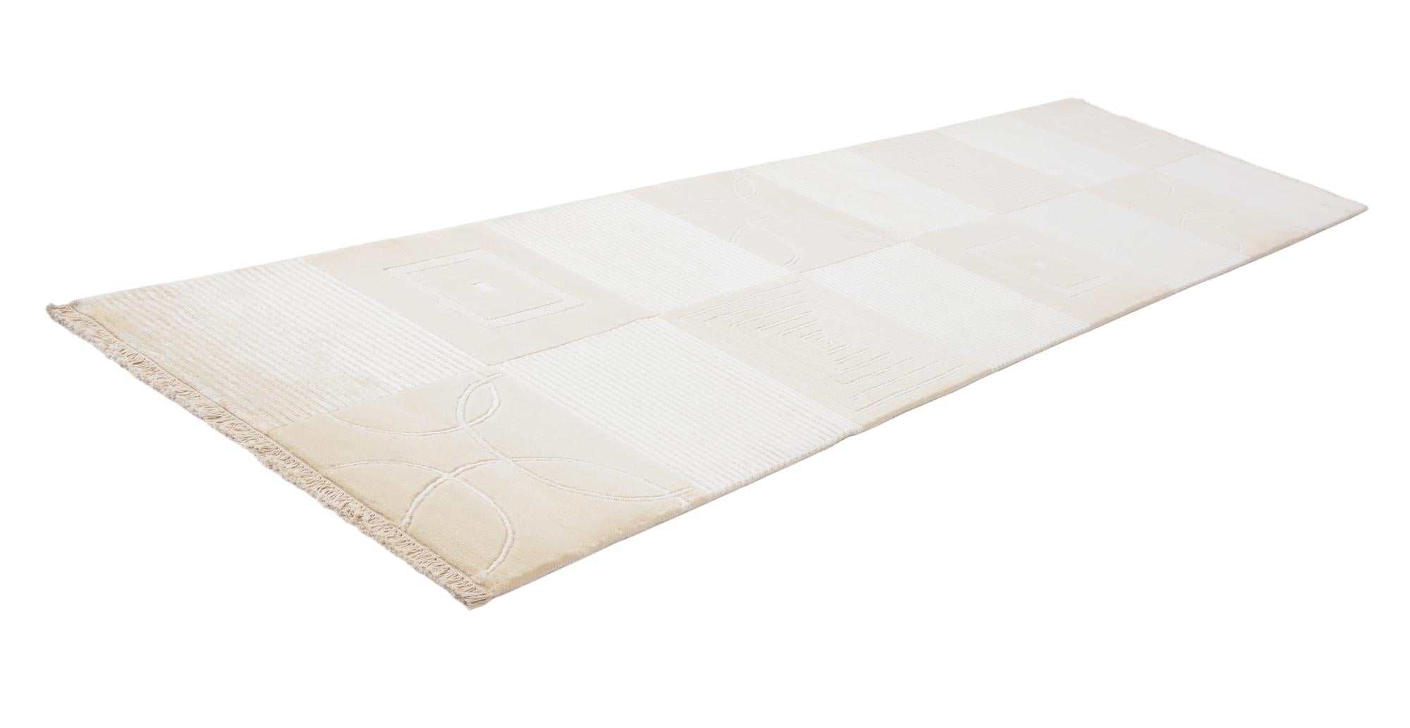 2' 9 x 9' 10 Hand Knotted Darya Wool Runner Rug