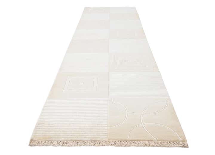 85cm x 300cm Handgeknüpft Darya Wolle Läufer Teppich
