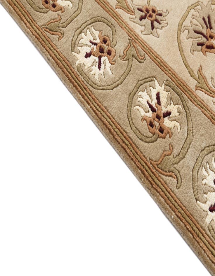 Detail image of 2' 8 x 9' 9  Hand Knotted Darya Wool Runner Rug