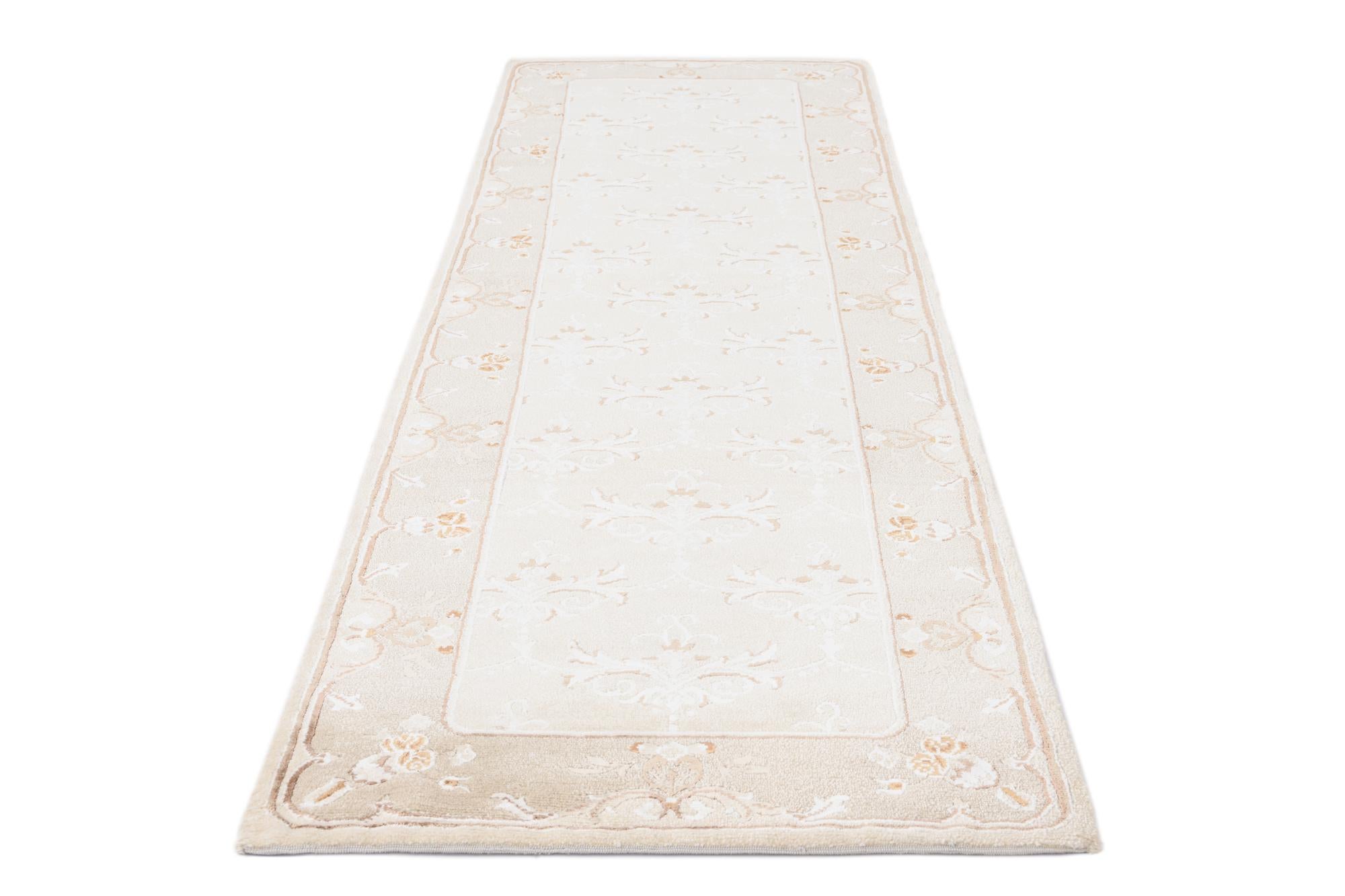 2' 10 x 10' Hand Knotted Darya Wool Runner Rug