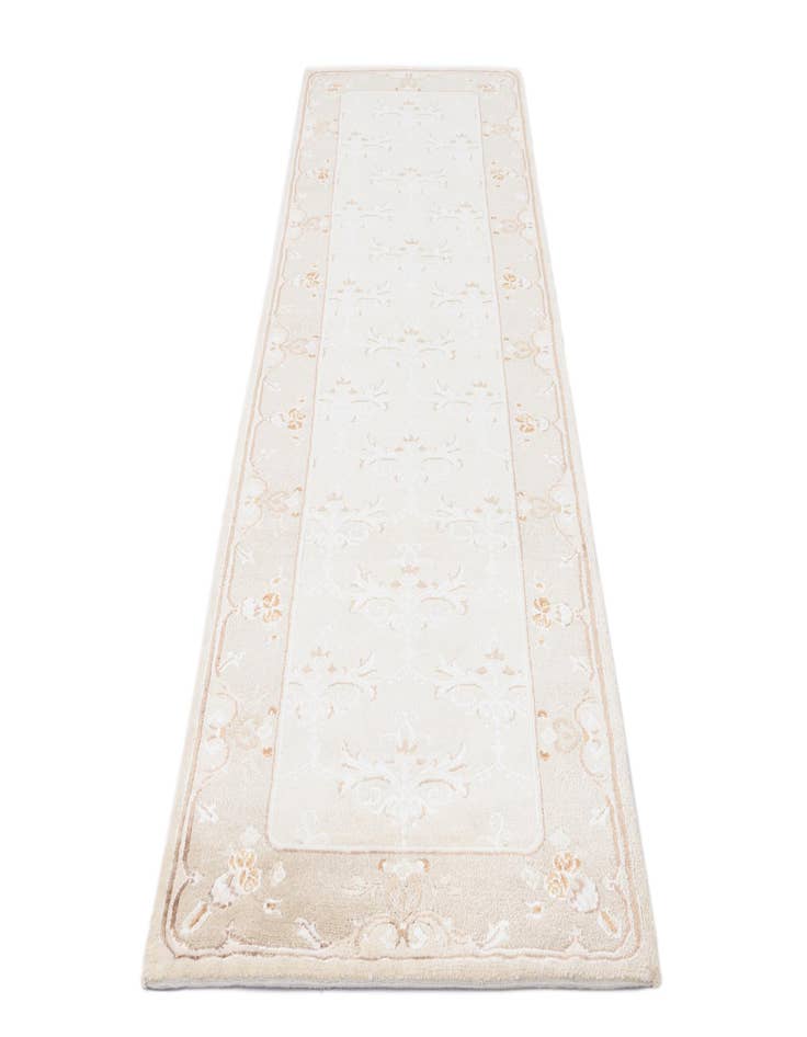 Detail image of 2' 10 x 10'  Hand Knotted Darya Wool Runner Rug