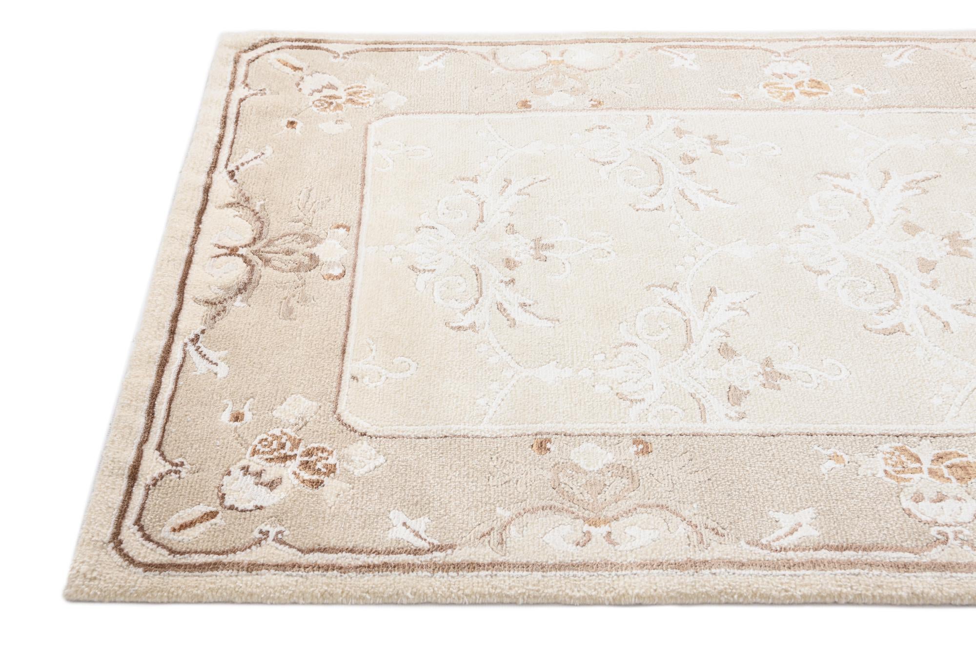 2' 10 x 10' Hand Knotted Darya Wool Runner Rug