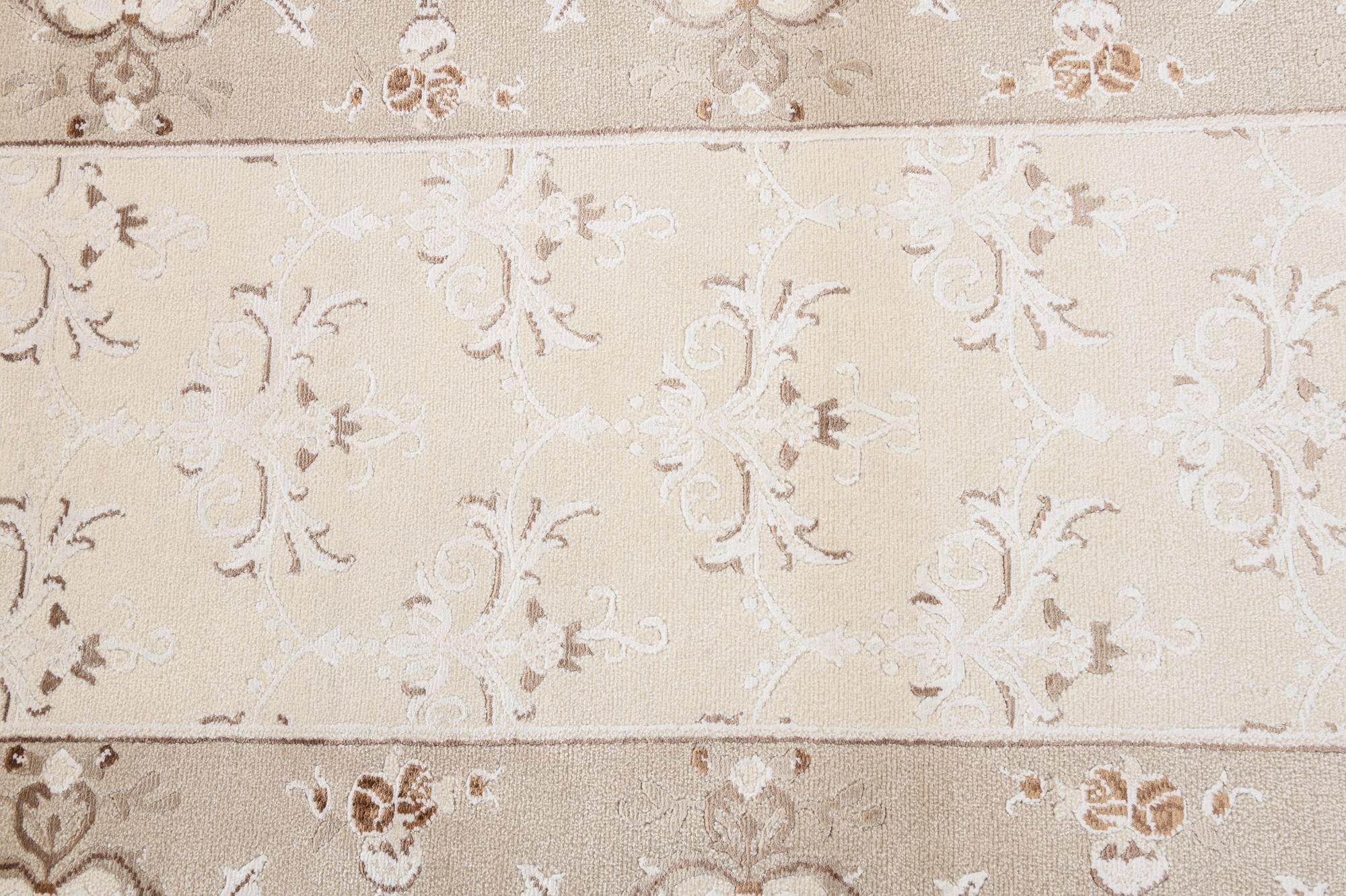 2' 10 x 10' Hand Knotted Darya Wool Runner Rug
