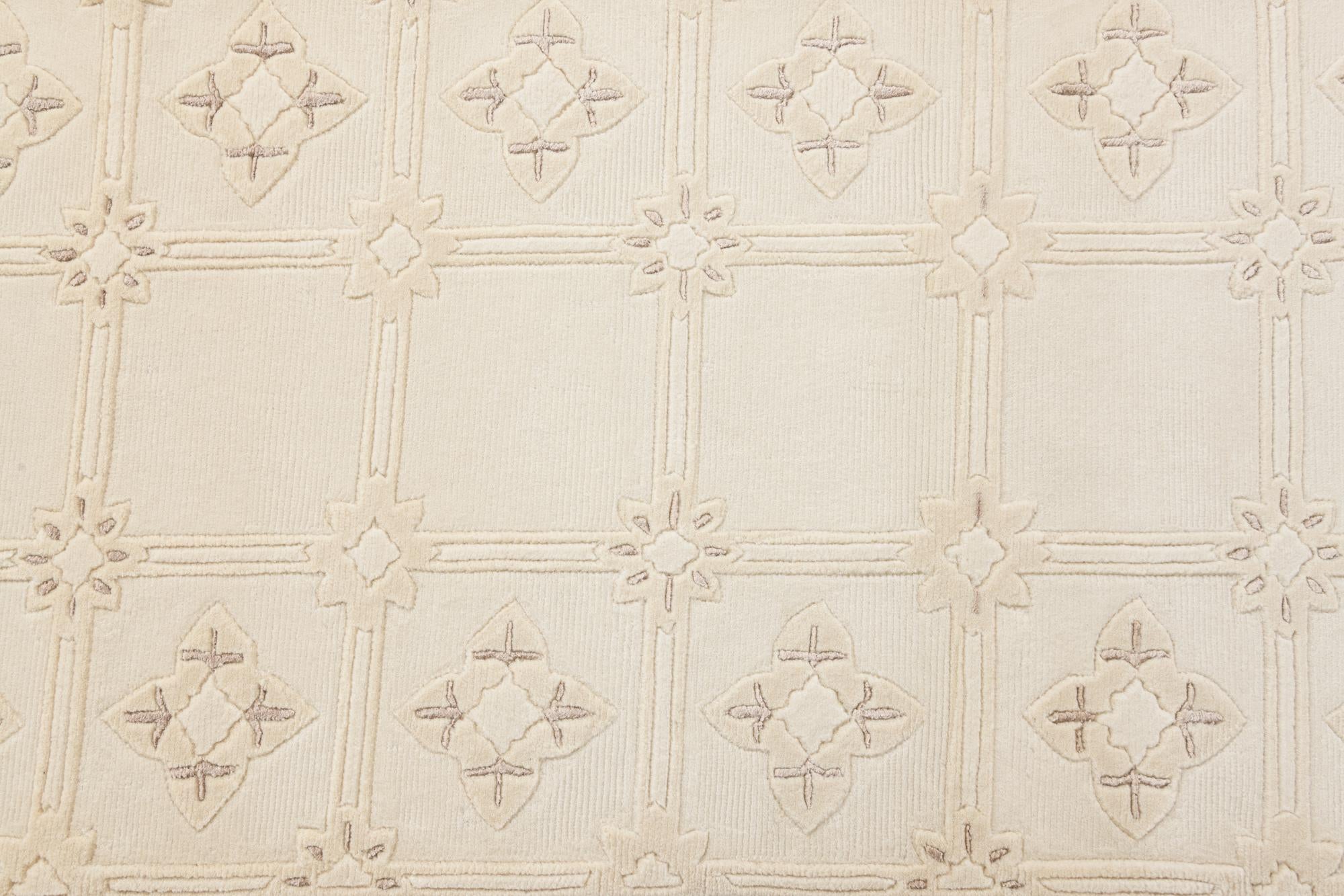 2' 8 x 9' 5 Hand Knotted Darya Wool Runner Rug