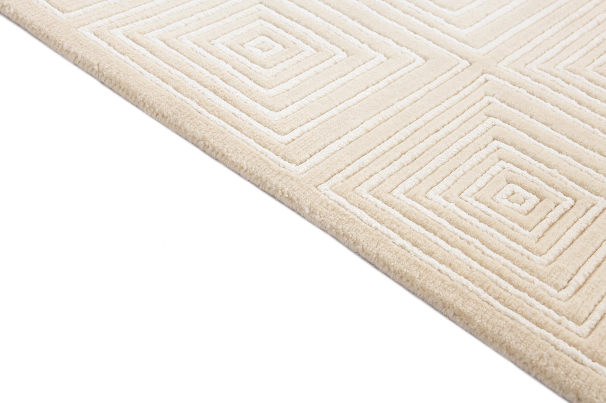 2' 7 x 9' 10 Hand Knotted Darya Wool Runner Rug