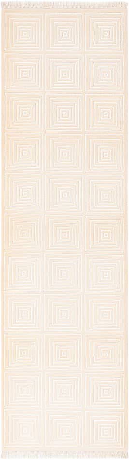 Detailansicht von 80cm x 300cm Handgeknüpft Darya Wolle Läufer Teppich