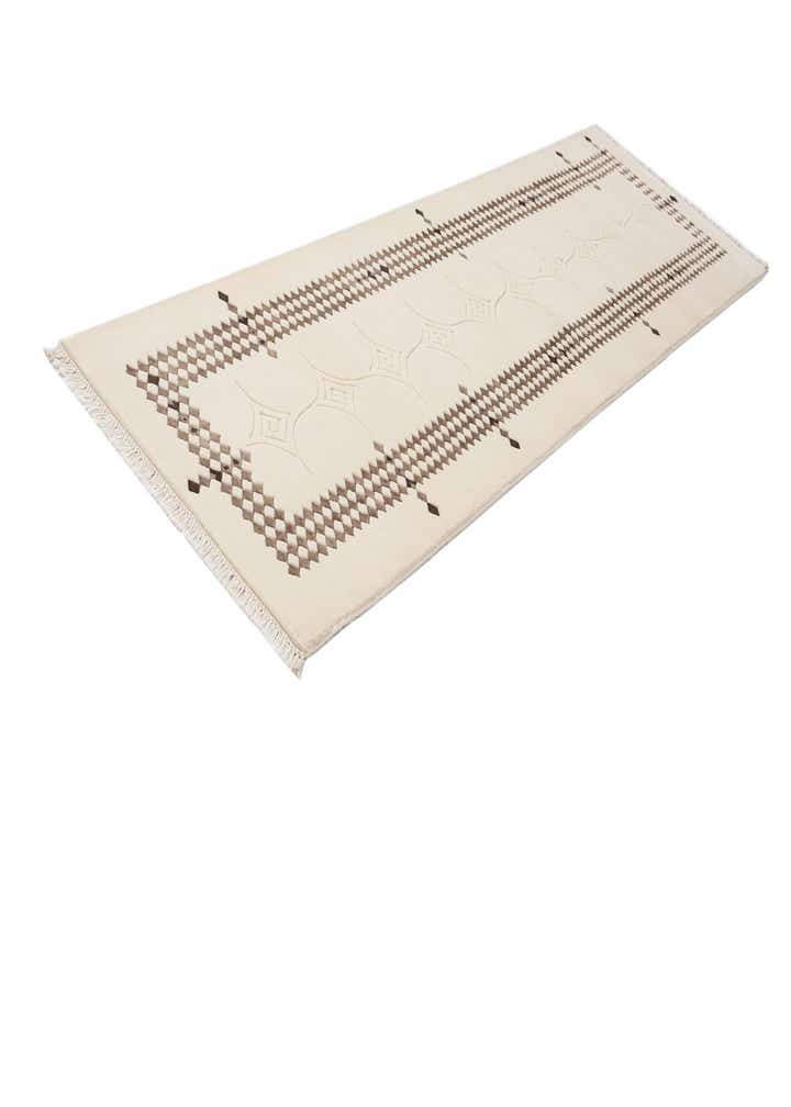 2' 9 x 9' 7 Hand Knotted Darya Wool Runner Rug