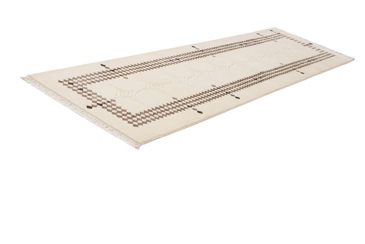 Detail image of 2' 9 x 9' 7 Hand Knotted Darya Wool Runner Rug