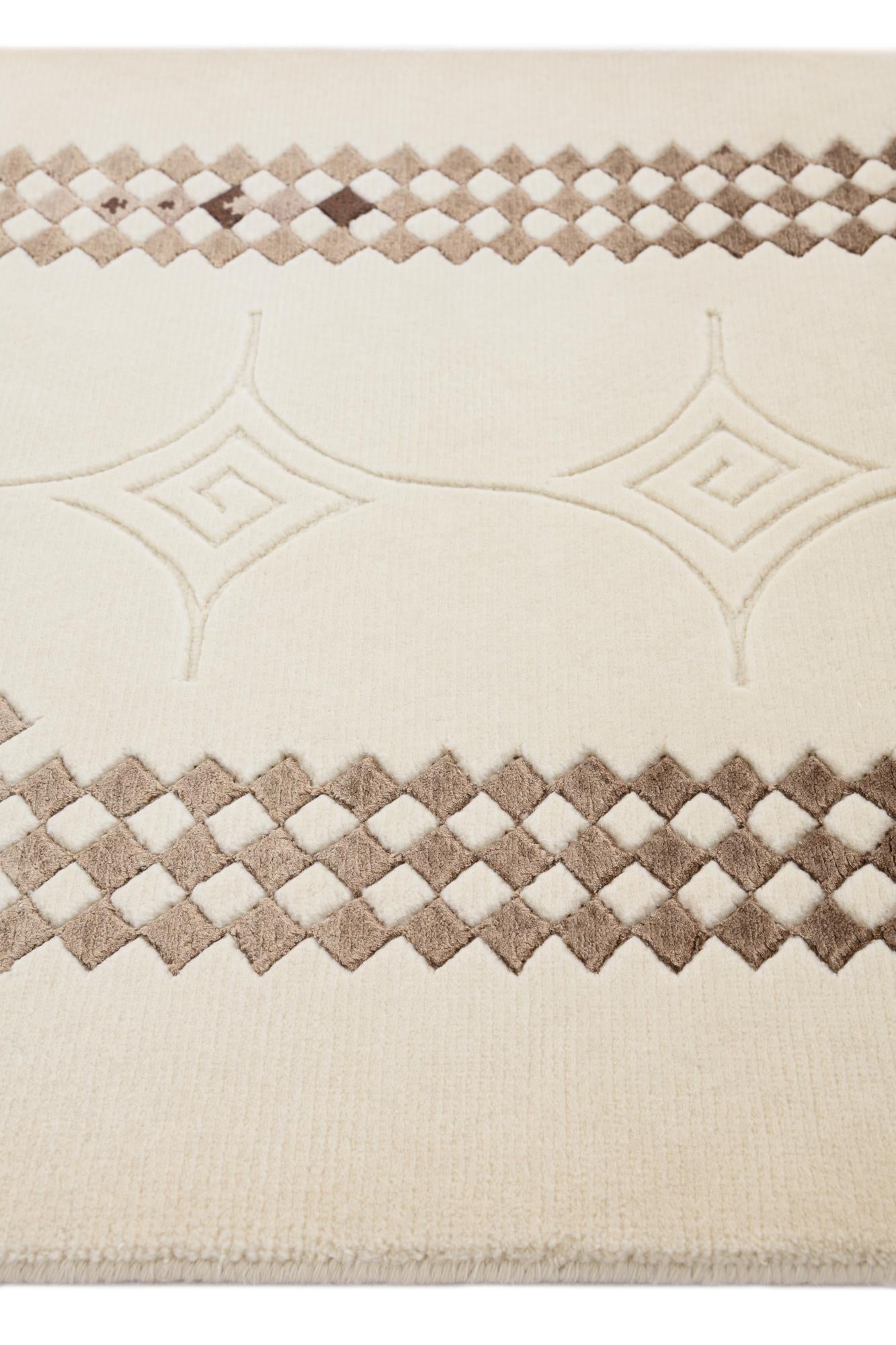 2' 9 x 9' 7 Hand Knotted Darya Wool Runner Rug