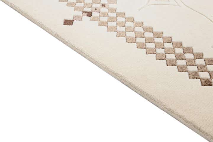 2' 9 x 9' 7 Hand Knotted Darya Wool Runner Rug