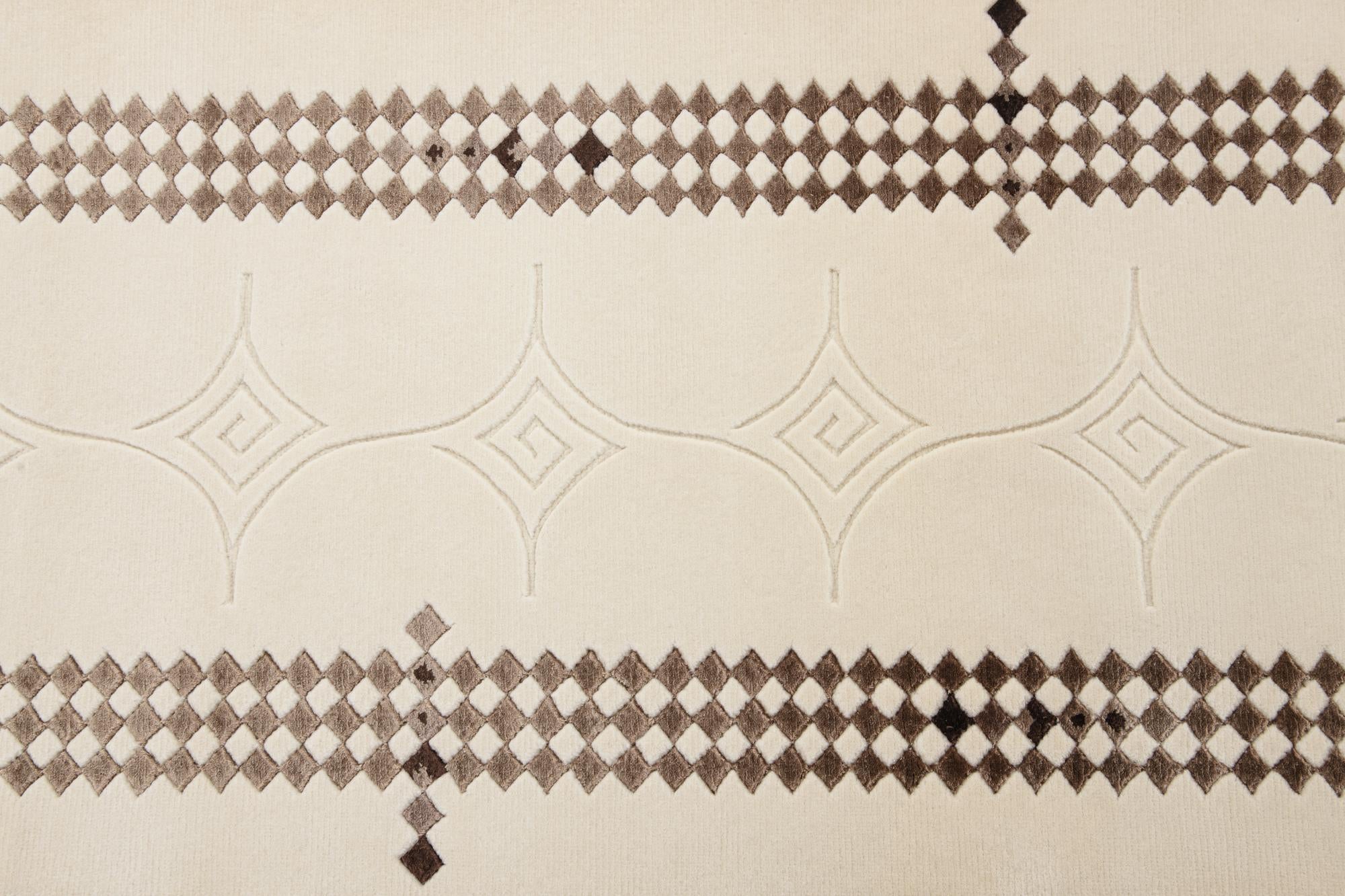 2' 9 x 9' 7 Hand Knotted Darya Wool Runner Rug