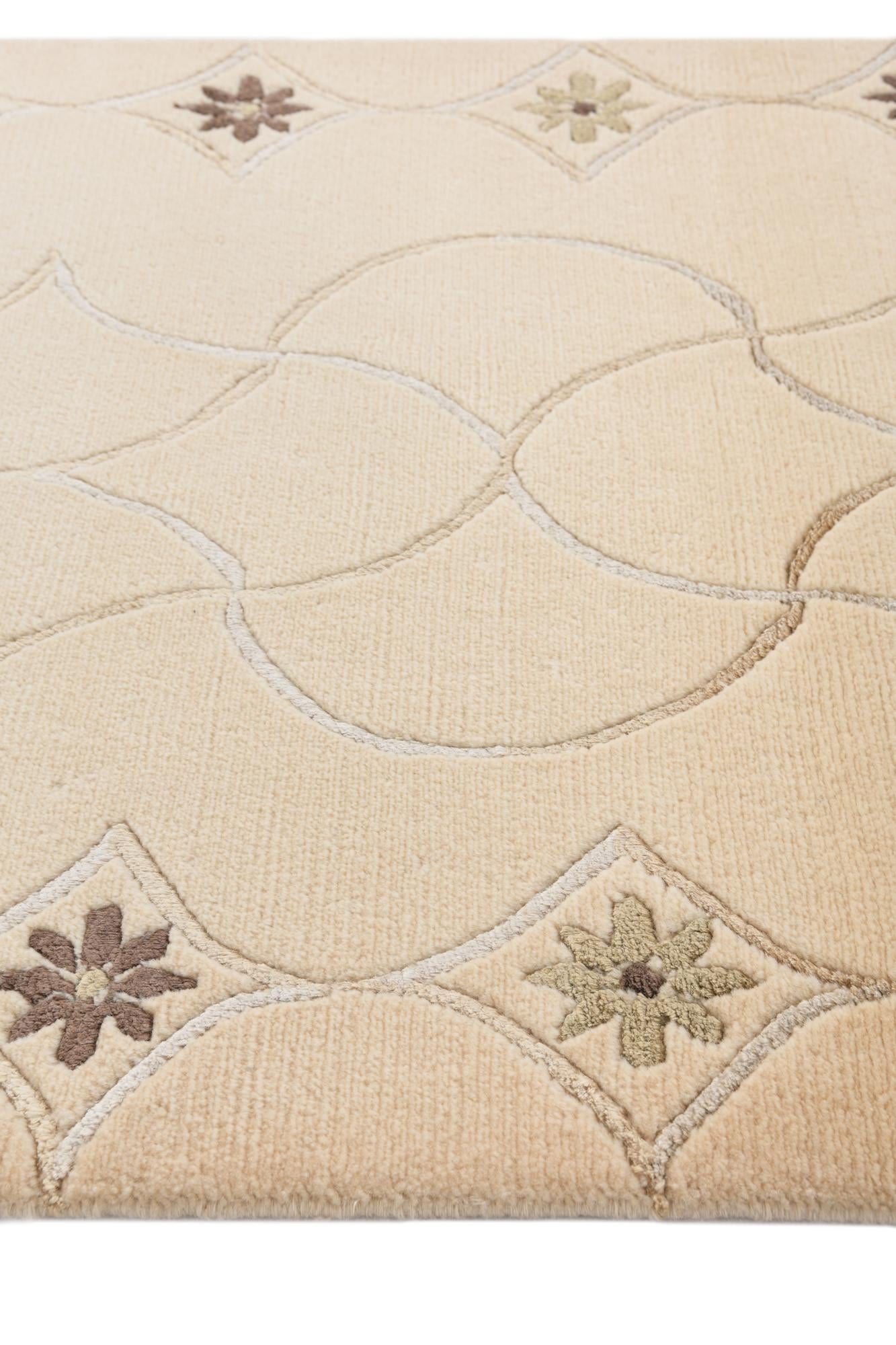 2' 7 x 9' 10 Hand Knotted Darya Wool Runner Rug