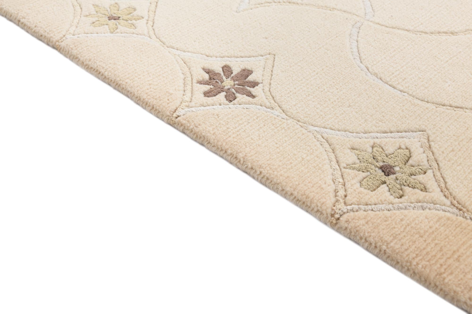 2' 7 x 9' 10 Hand Knotted Darya Wool Runner Rug