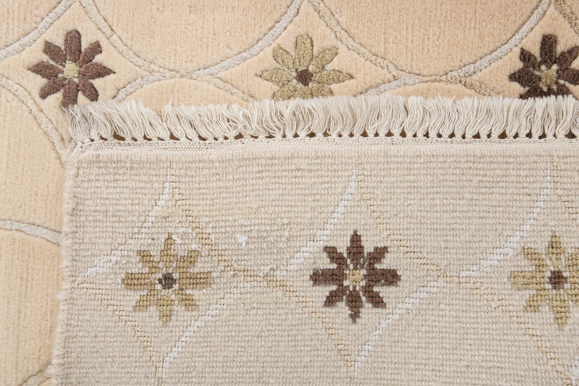 2' 7 x 9' 10 Hand Knotted Darya Wool Runner Rug