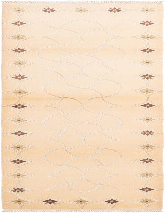 Detail image of 2' 7 x 9' 10 Hand Knotted Darya Wool Runner Rug