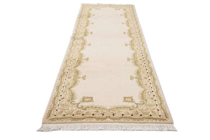 2' 9 x 9' 10 Hand Knotted Darya Wool Runner Rug