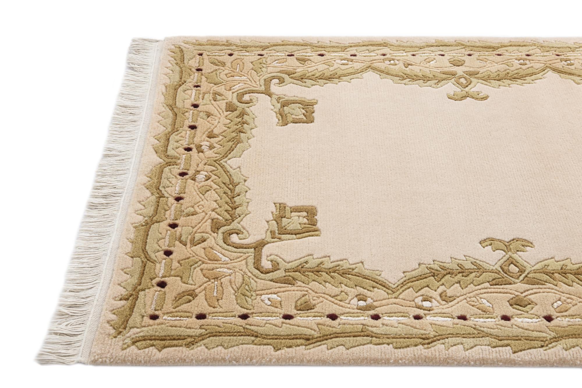 2' 9 x 9' 10 Hand Knotted Darya Wool Runner Rug