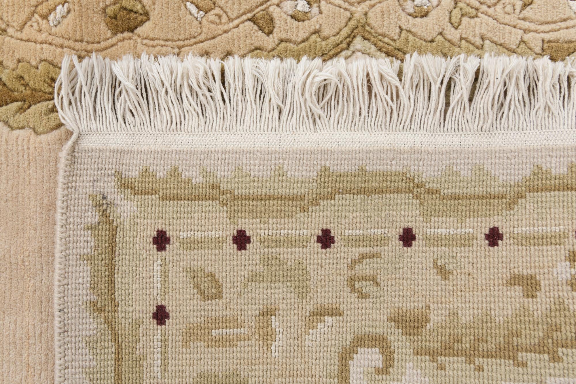 2' 9 x 9' 10 Hand Knotted Darya Wool Runner Rug