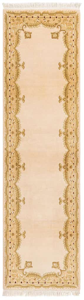 2' 9 x 9' 10 Hand Knotted Darya Wool Runner Rug