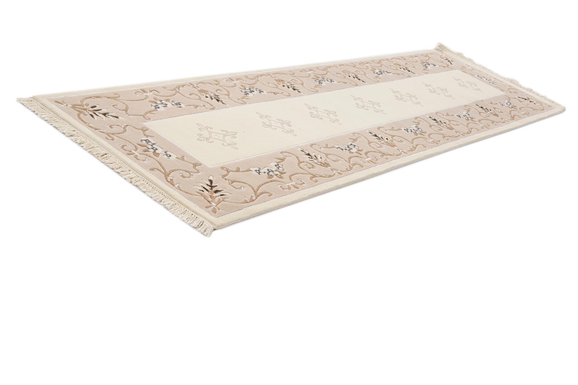 2' 9 x 9' 9 Hand Knotted Darya Wool Runner Rug
