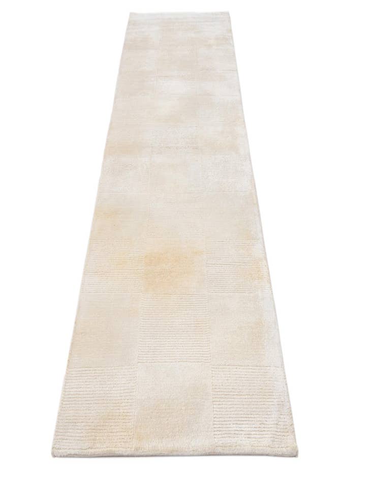 Detail image of 2' 8 x 9' 10 Hand Knotted Darya Wool Runner Rug